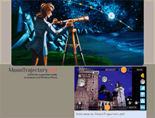 Tablet Screenshot of moontrajectory.net
